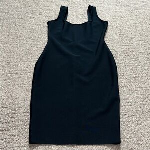 Elegant Black Sleeveless Low Back Dress Size XL